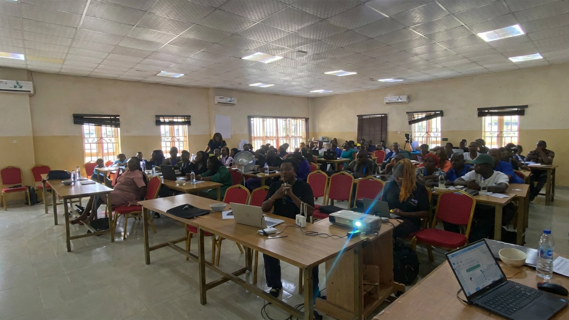 Participants at the Teach Girls Tech Foundation
