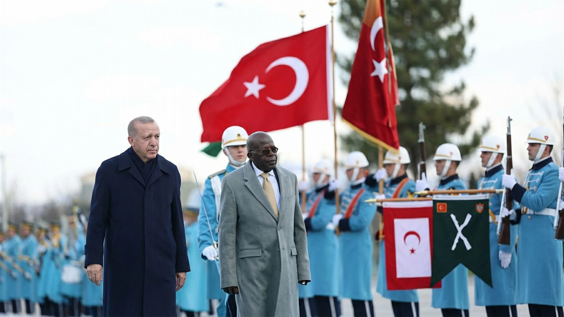 President Bola Tinubu with Turkey president Recep Tayyip Erdoğan during state visit