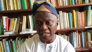 Professor Lai Olurode, President of the Iwo Board of Trustees