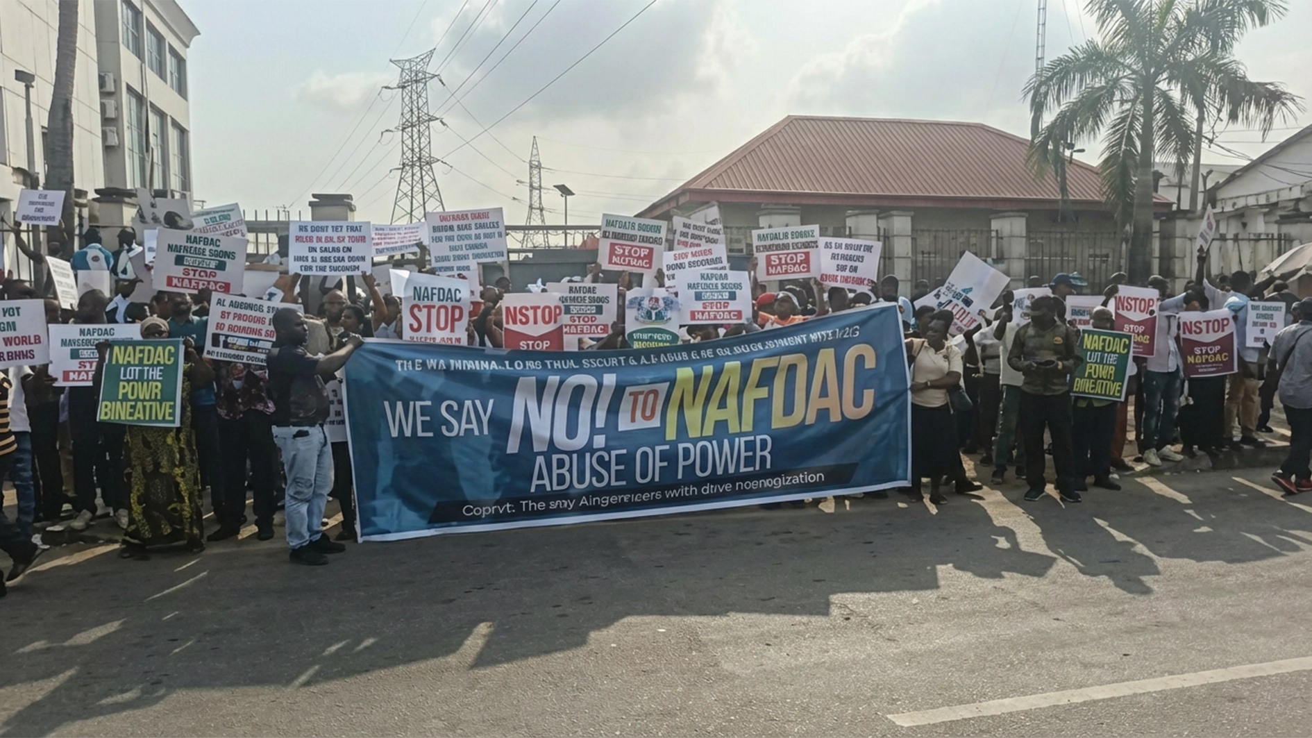 Protest erupts at NAFDAC Lagos office over planned enforcement on sachet alcohol