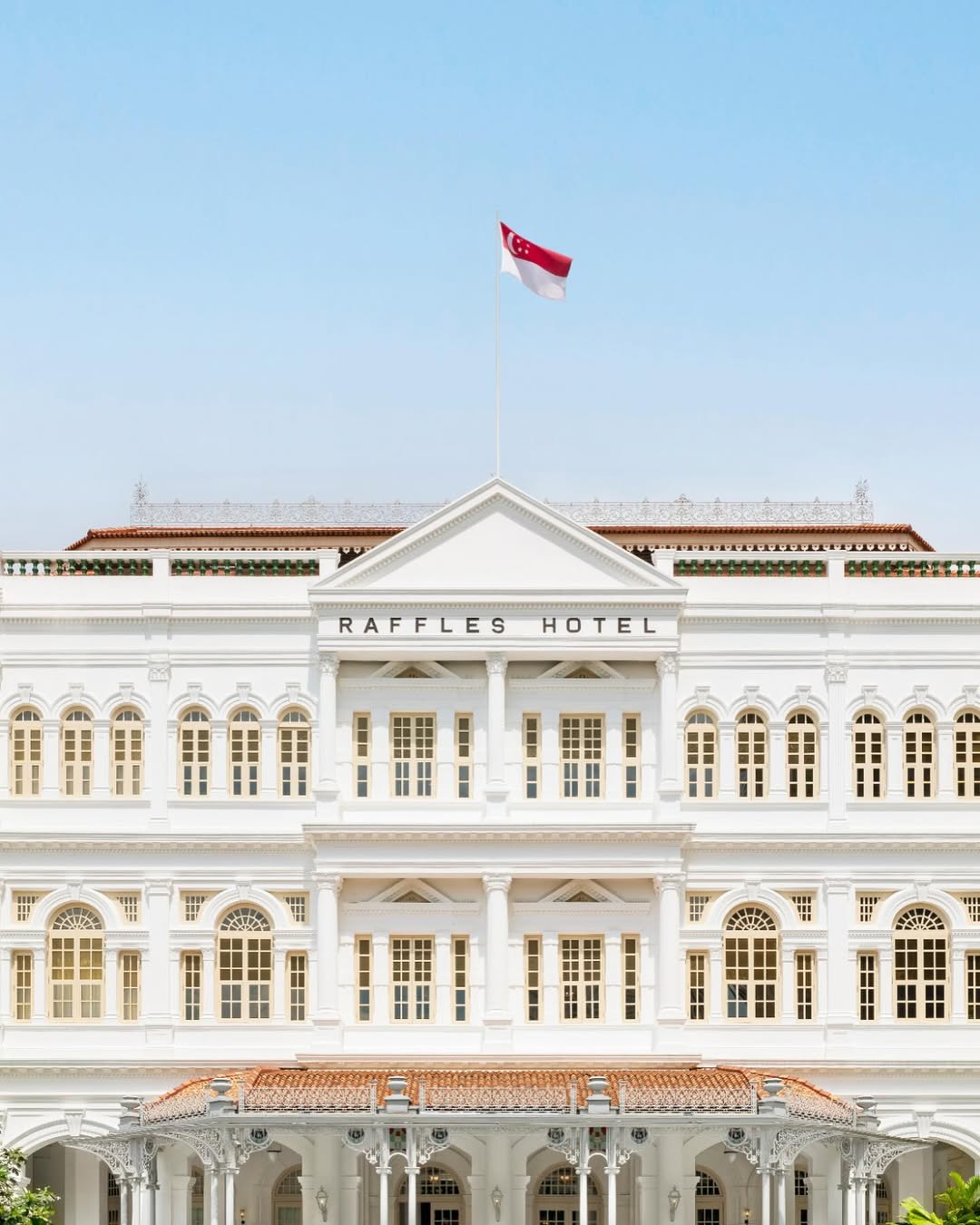 Raffles Singapore, Singapore. Photo from Instagram