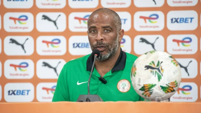 Super Eagles head coach Éric Chelle