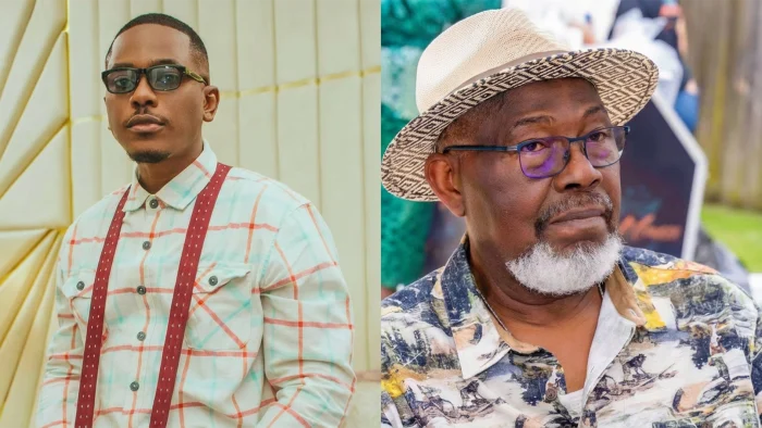 Actor Timini Egbuson and his father