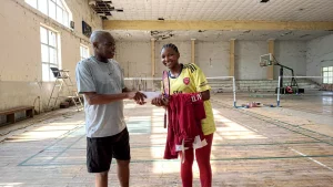 Taraba State-born badminton player Blessing Isaac