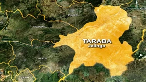 Taraba State map