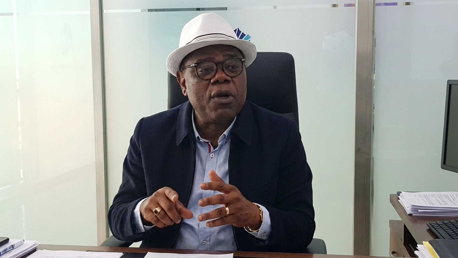 The Chairman of ALCMAN, Anselm Ilekuba