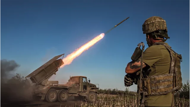 Ukraine-Russia missile fired