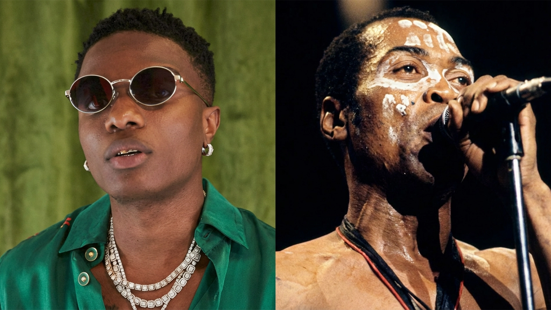 Wizkid and Fela Kuti