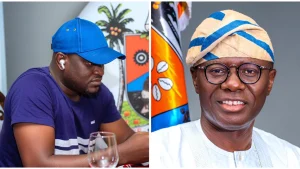 Wale Ajetunmobi (R) Lagos State Governor Babajide Sanwo-Olu (L)