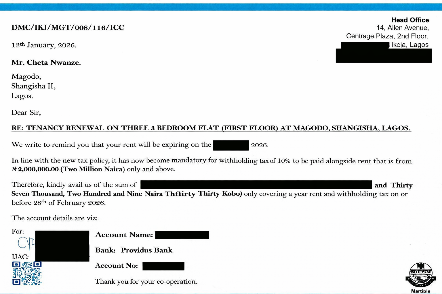 The Landlord’s Letter: How Nigeria’s tax ‘reset’ became a middle-class nightmare