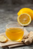 Honey Lemon Ginger Juice Food and beverage products from ginger extract Food nutrition concept. Photo by Freepik