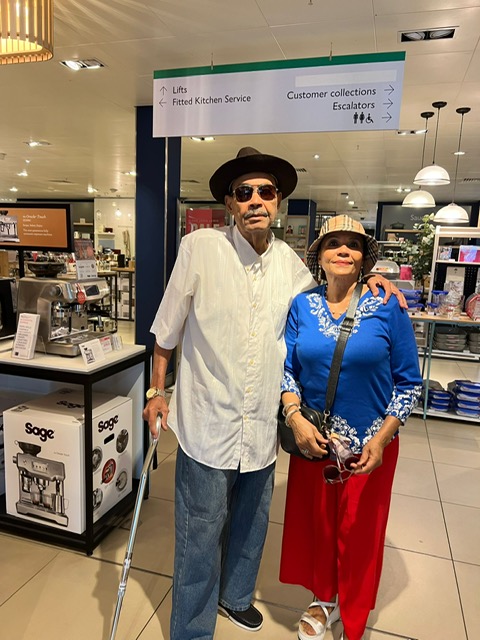 Dr Alex Thomopulos and Mrs Philomena Awosika