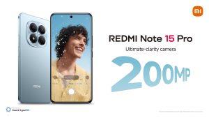 The REDMI Note 15 Series features AI-powered cameras