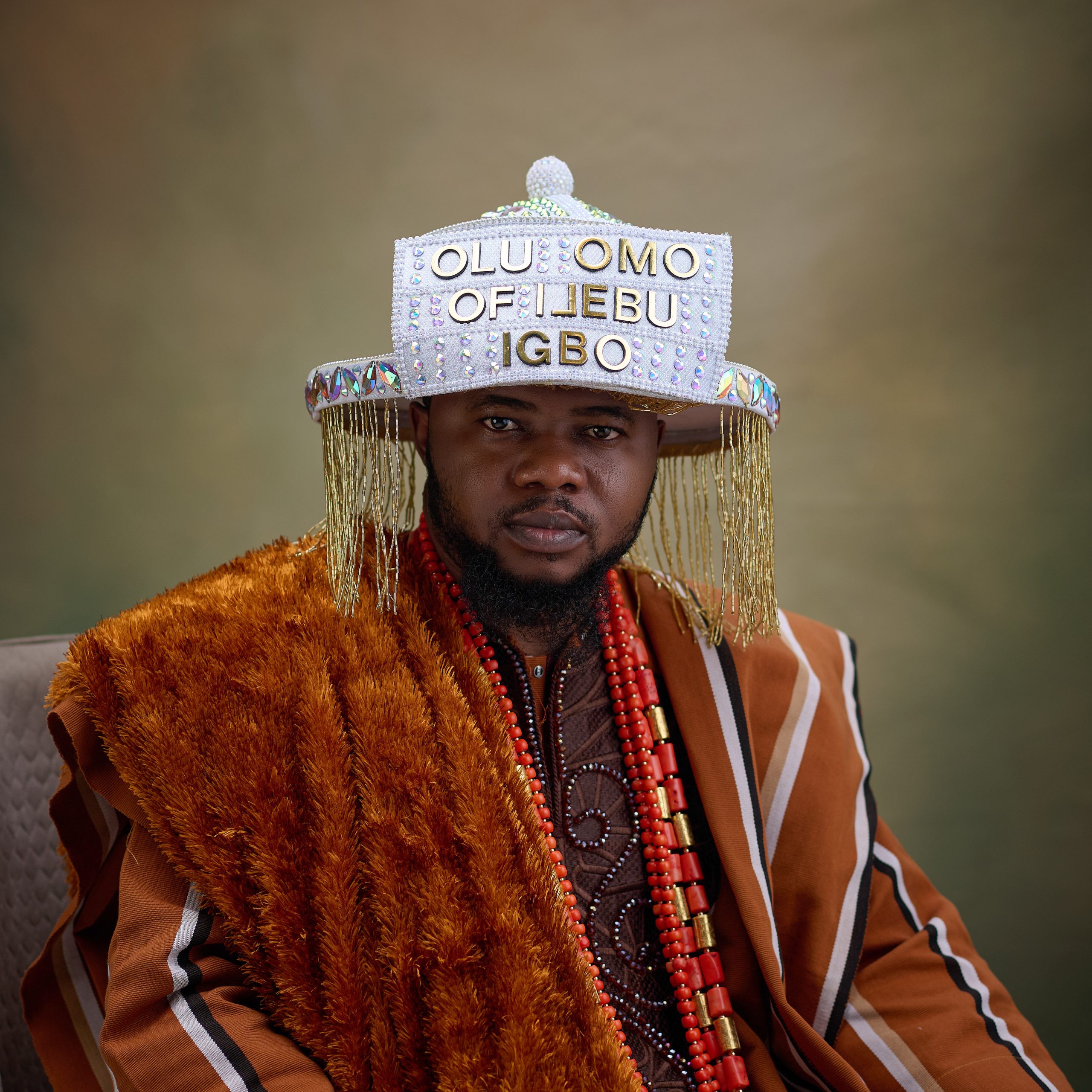 High Chief Olawale Abiodun Lawal Abinugbola, photographed by Fasanmi Afolabi (@folastag), styled by Simi Teds Bespoke