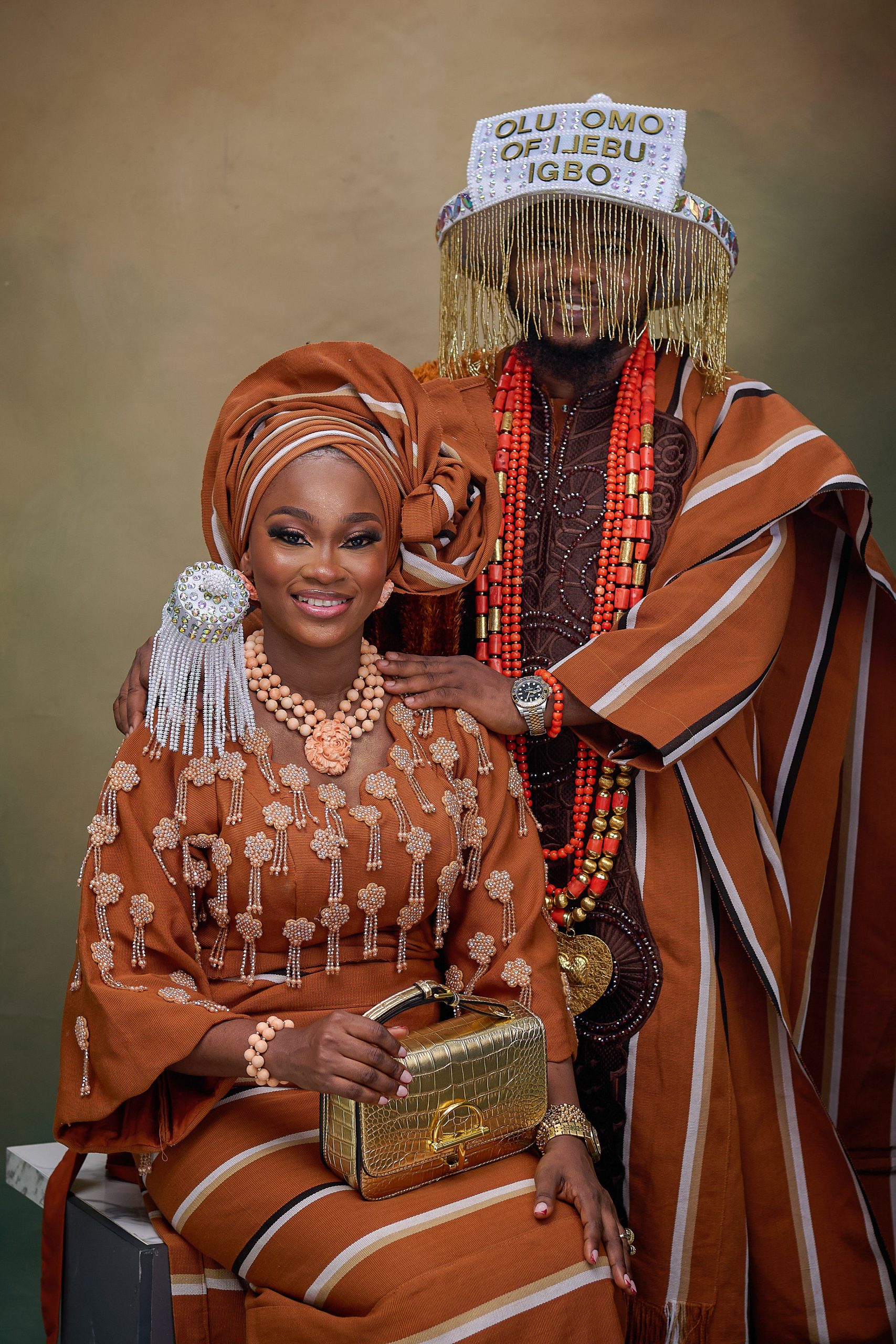 High Chief Olawale Abiodun Lawal Abinugbola, photographed by Fasanmi Afolabi (@folastag), styled by Simi Teds Bespoke