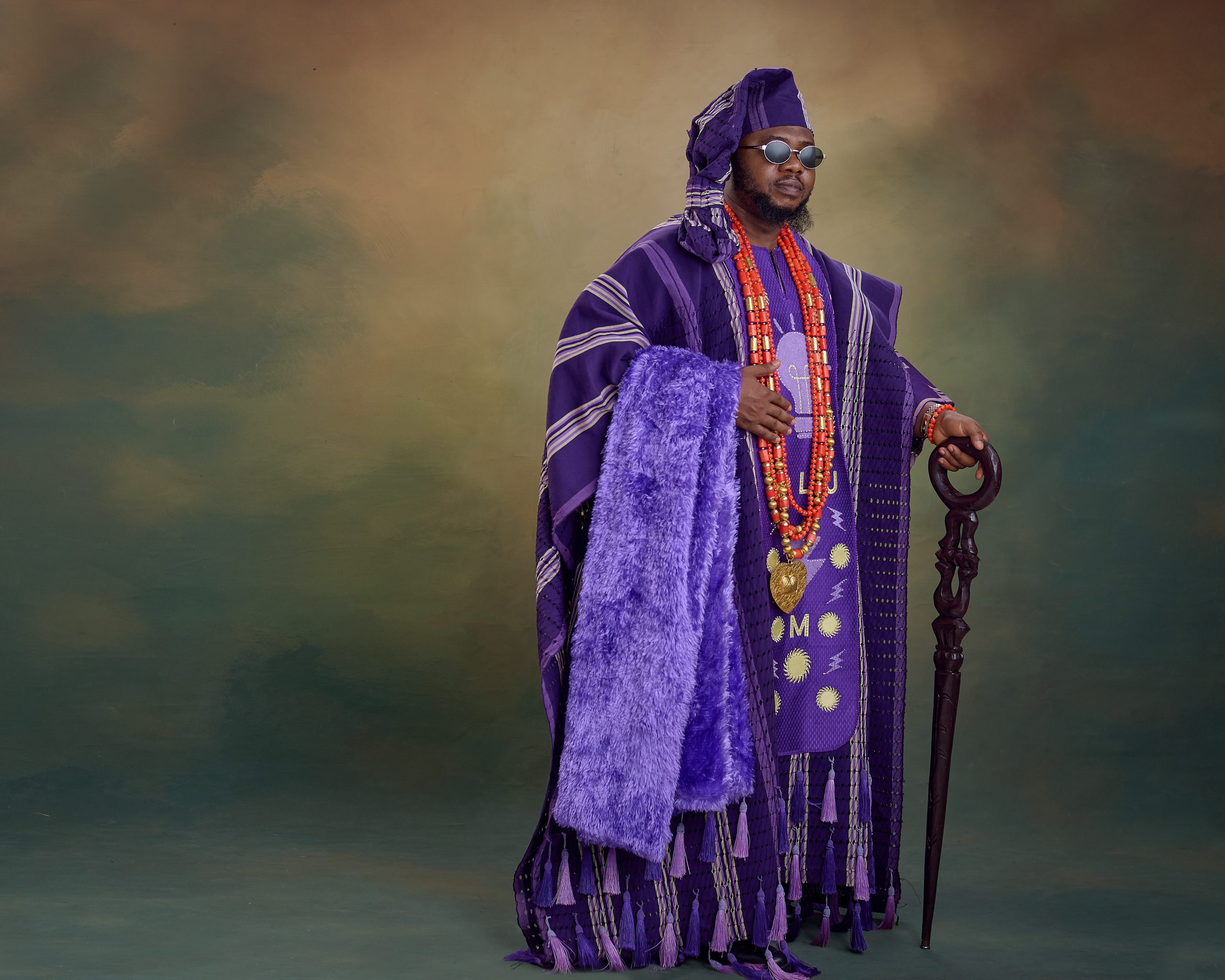 High Chief Olawale Abiodun Lawal Abinugbola, photographed by Fasanmi Afolabi (@folastag), styled by Simi Teds Bespoke