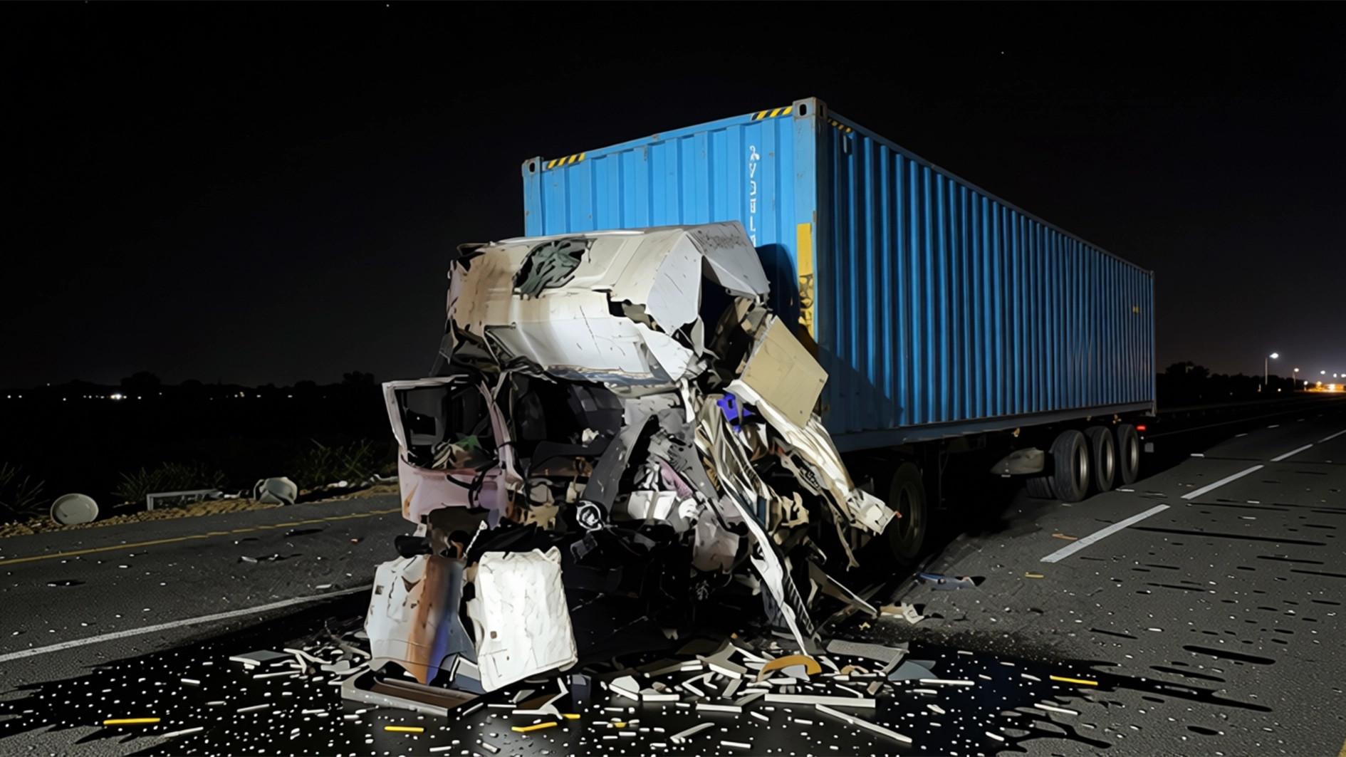 Accident along the Cele inward axis of Oshodi–Apapa Expressway at Mile 2, Lagos