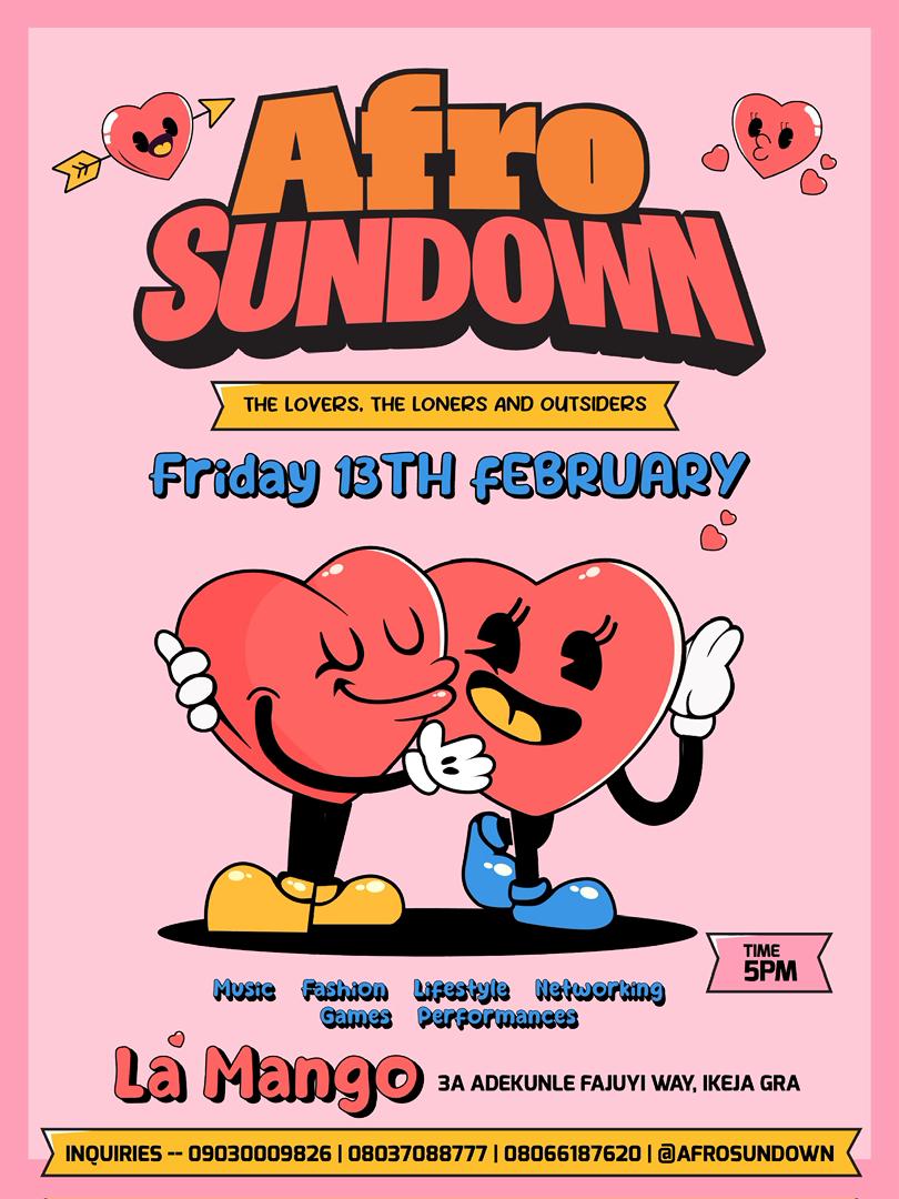 Afro Sundown poster. Photo credit Instagram @afrosundown