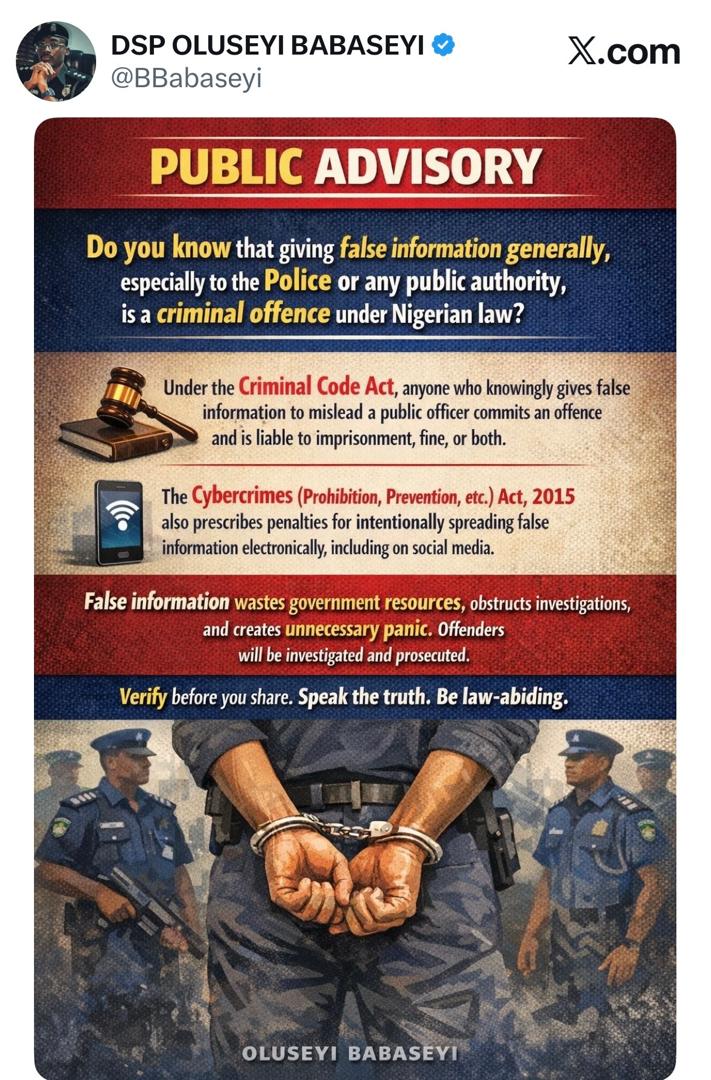 DSP Oluseyi Babaseyi via X