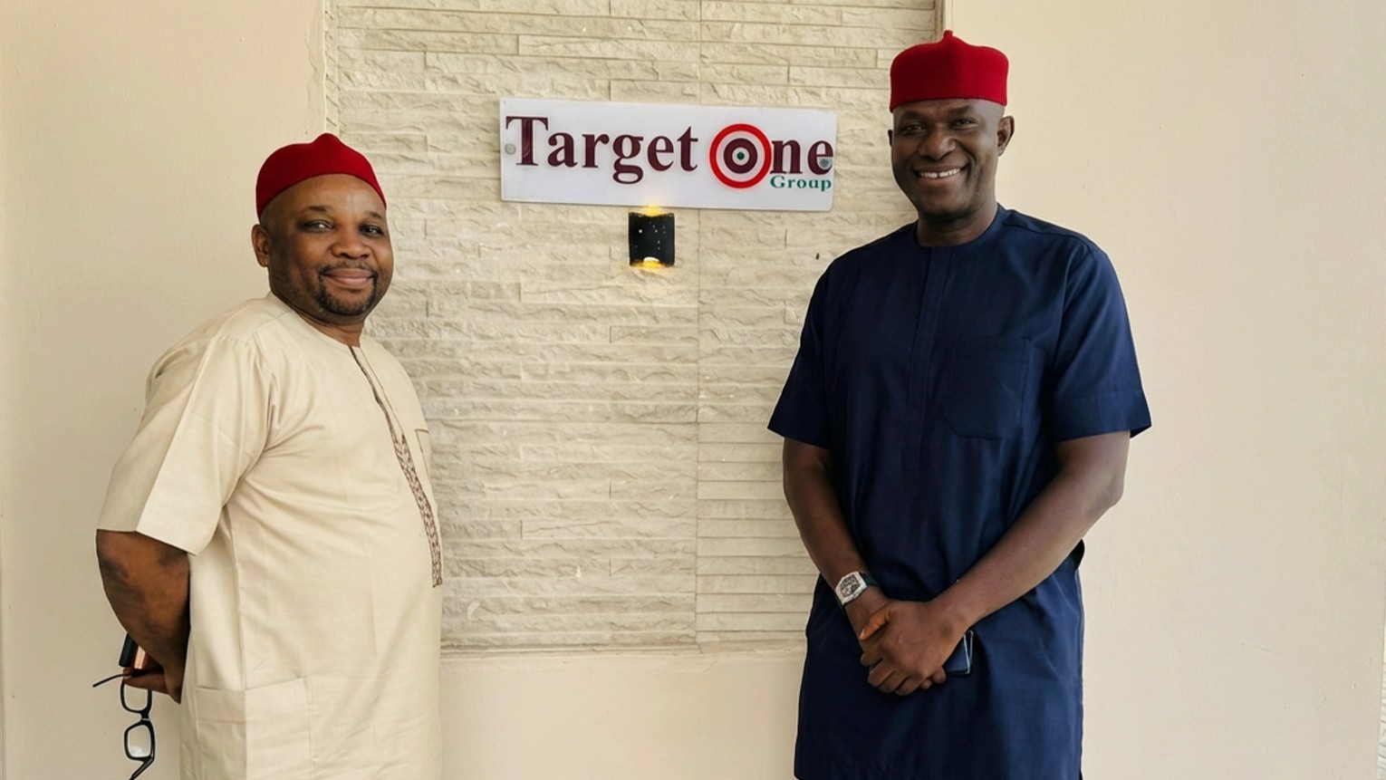 Dr. Uche Igwe, Summit Co-convener and Mr. Kennedy Odoeme, CEO of Traget One Group