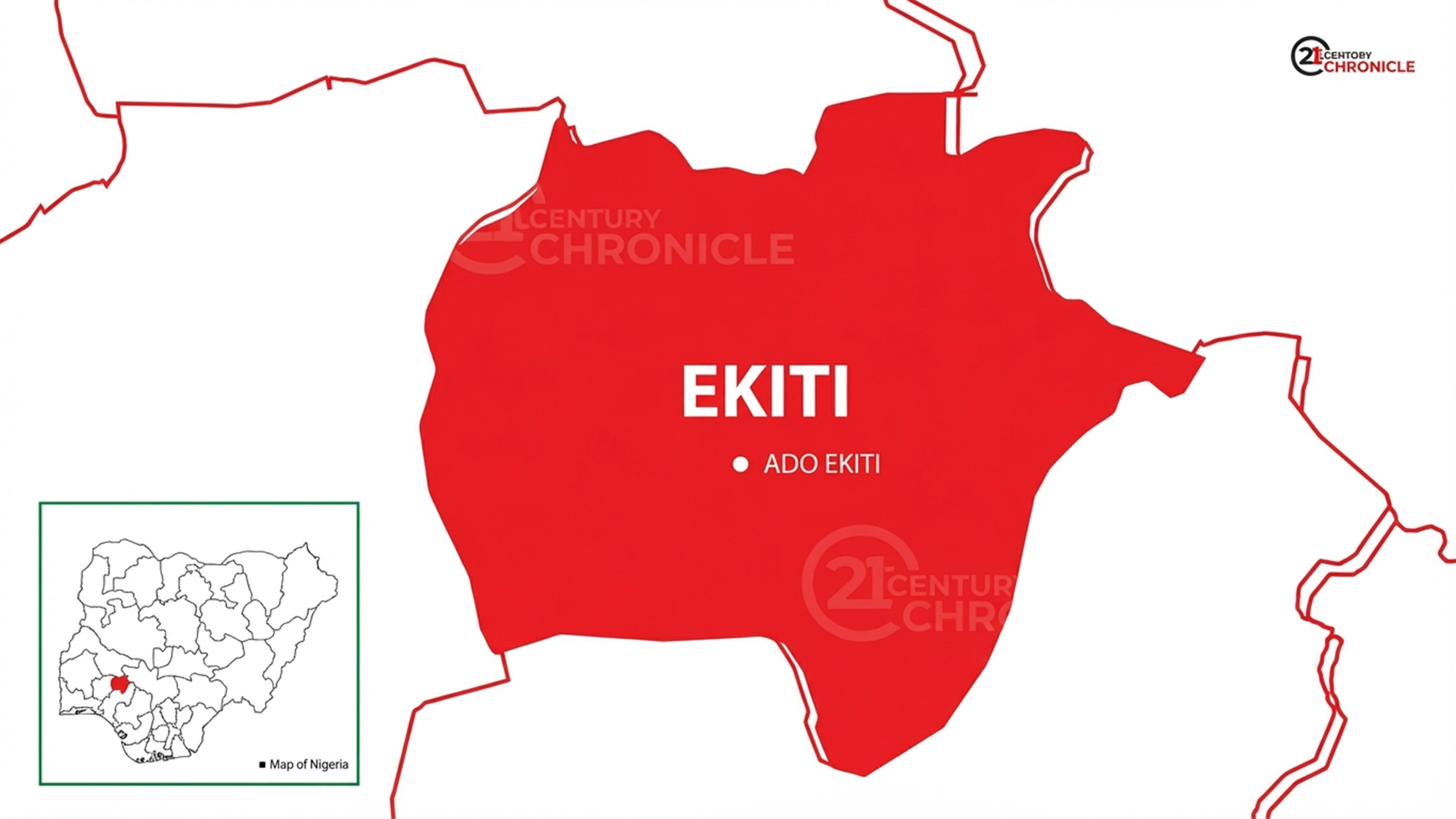 Ekiti state map