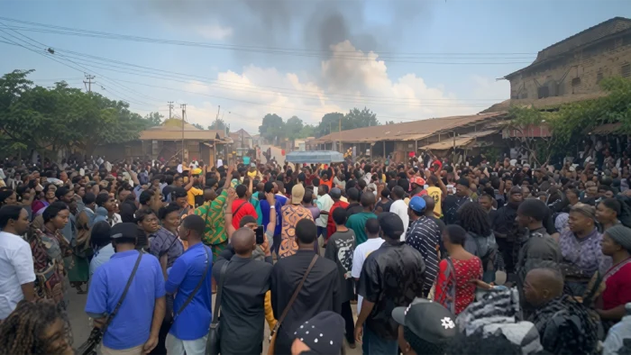 Ekpoma protesters
