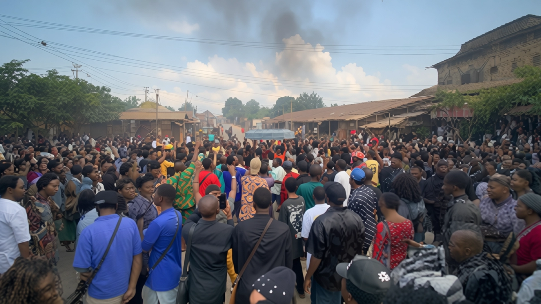 Ekpoma protesters