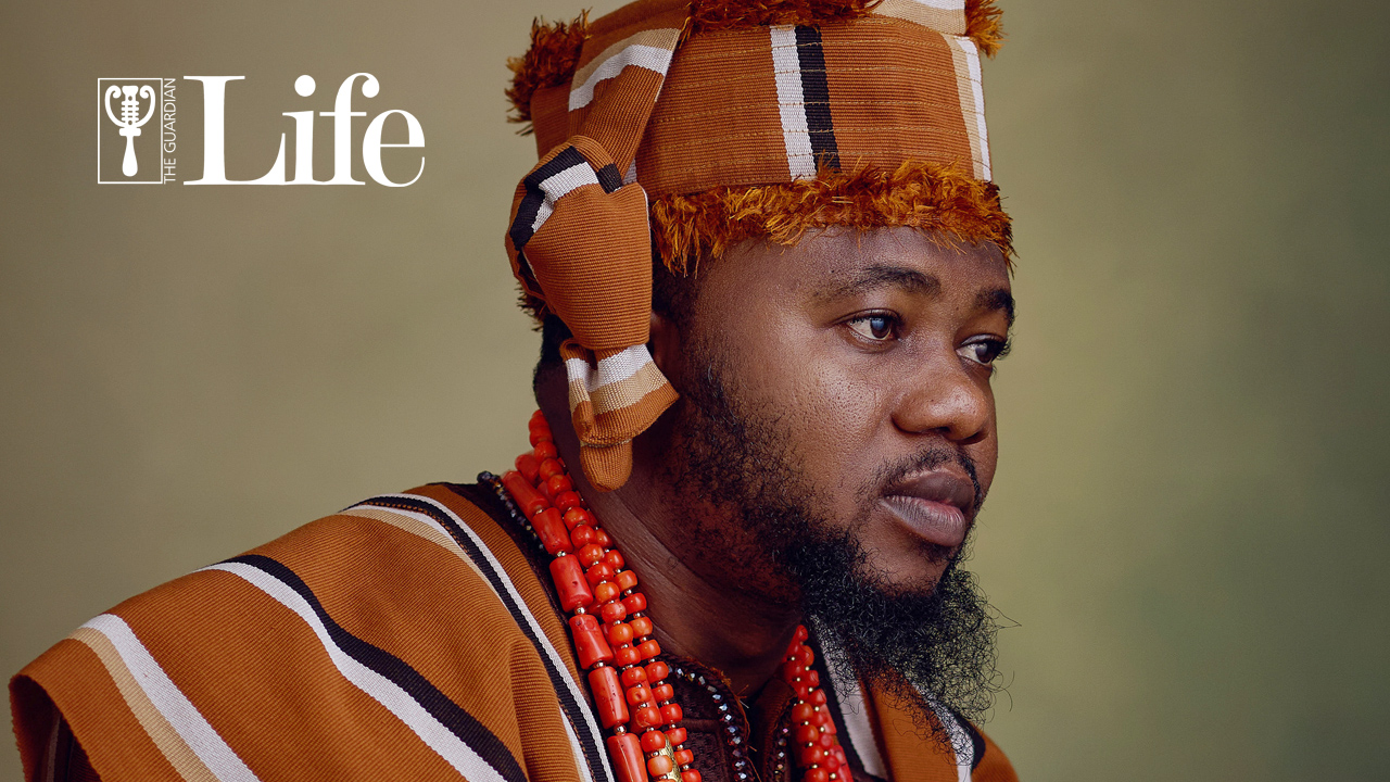 High Chief Olawale Abiodun Lawal Abinugbola, photographed by Fasanmi Afolabi (@folastag), styled by Simi Teds Bespoke