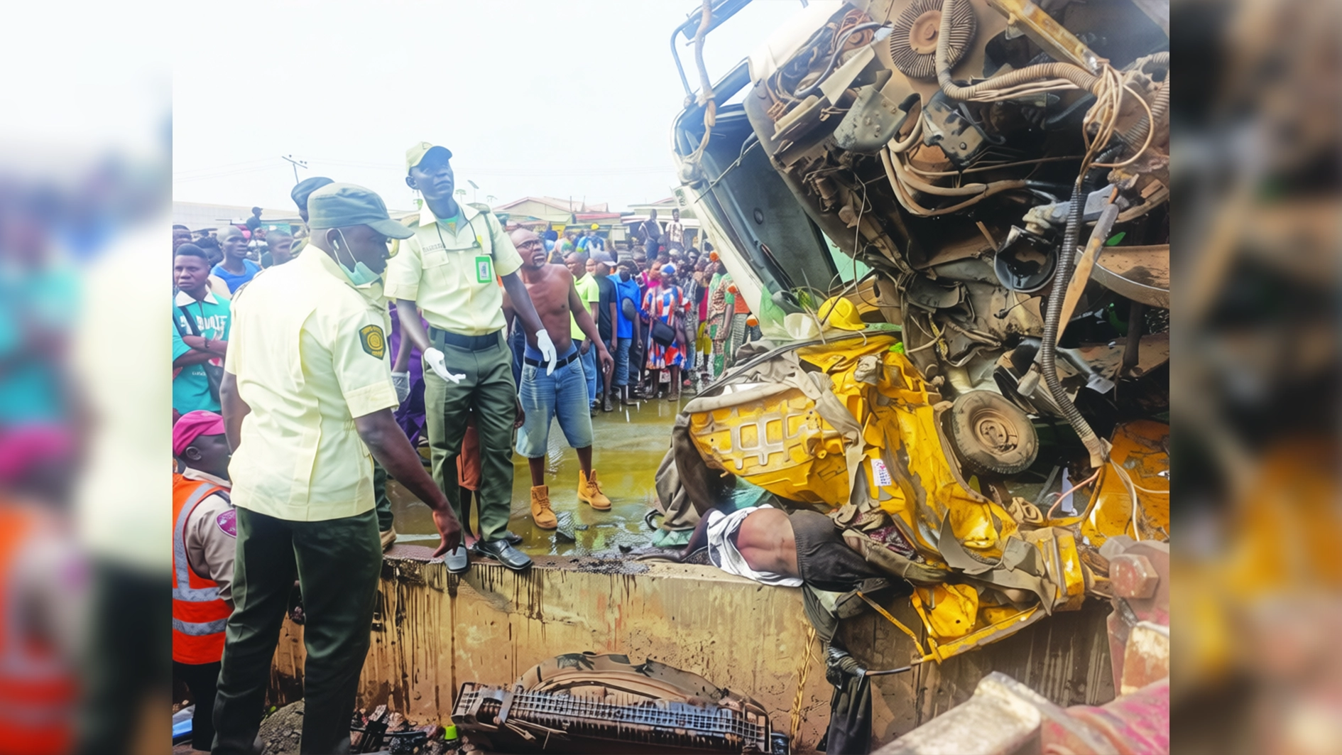 Scene of Ogun accident