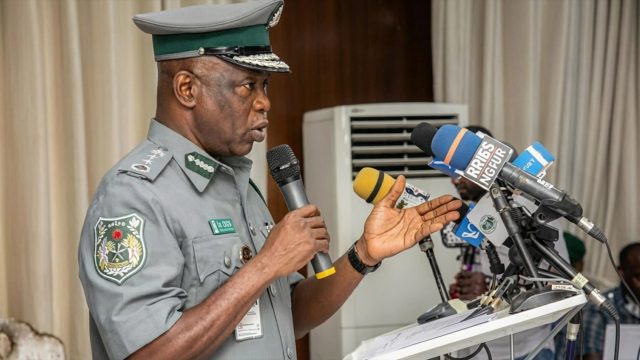 Comptroller-General of the NCS, Bashir Adeniyi