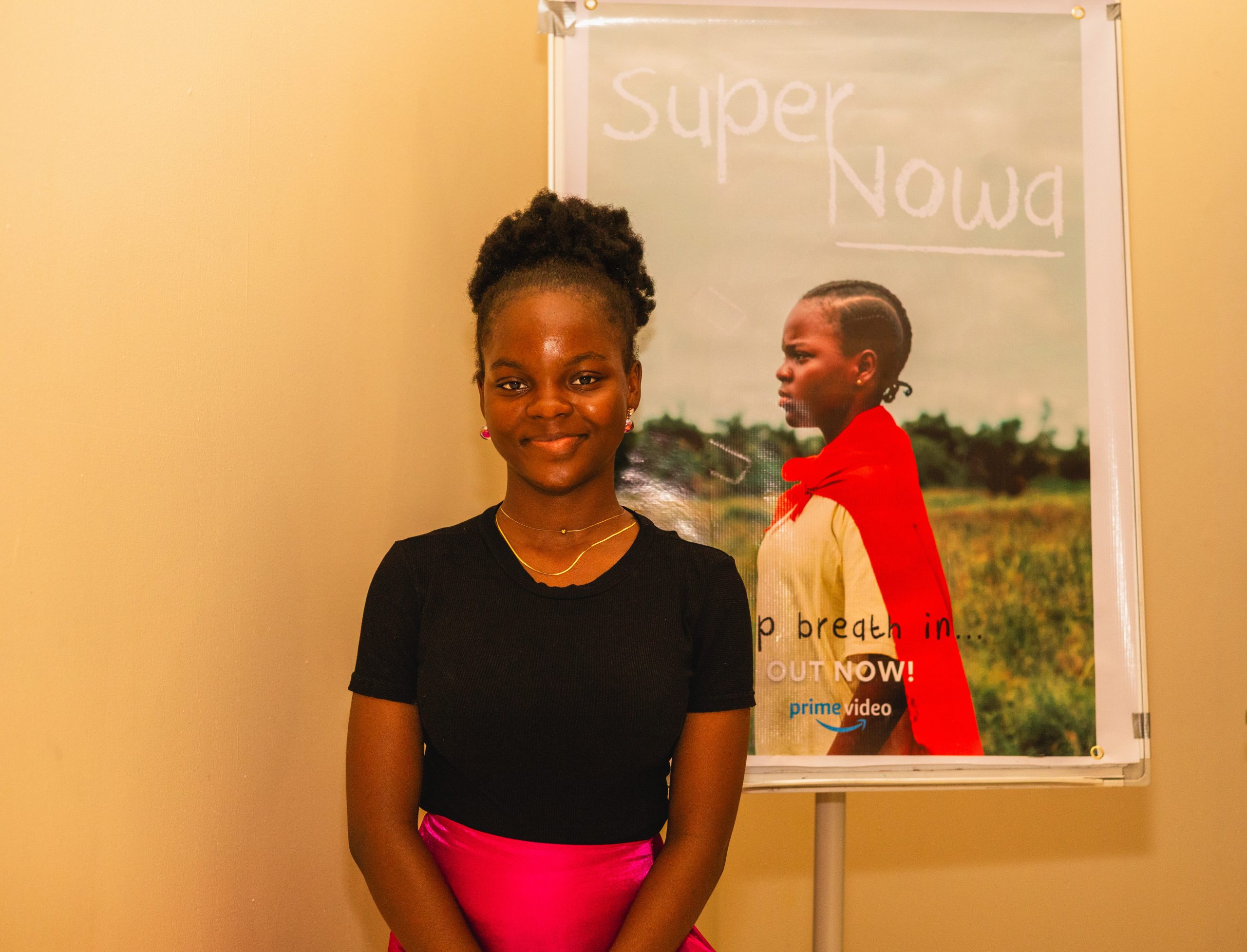 Darasimi Nadi as Nowa in a scene from ‘SuperNowa’. Photo credit: SuperNowa | Prime Video