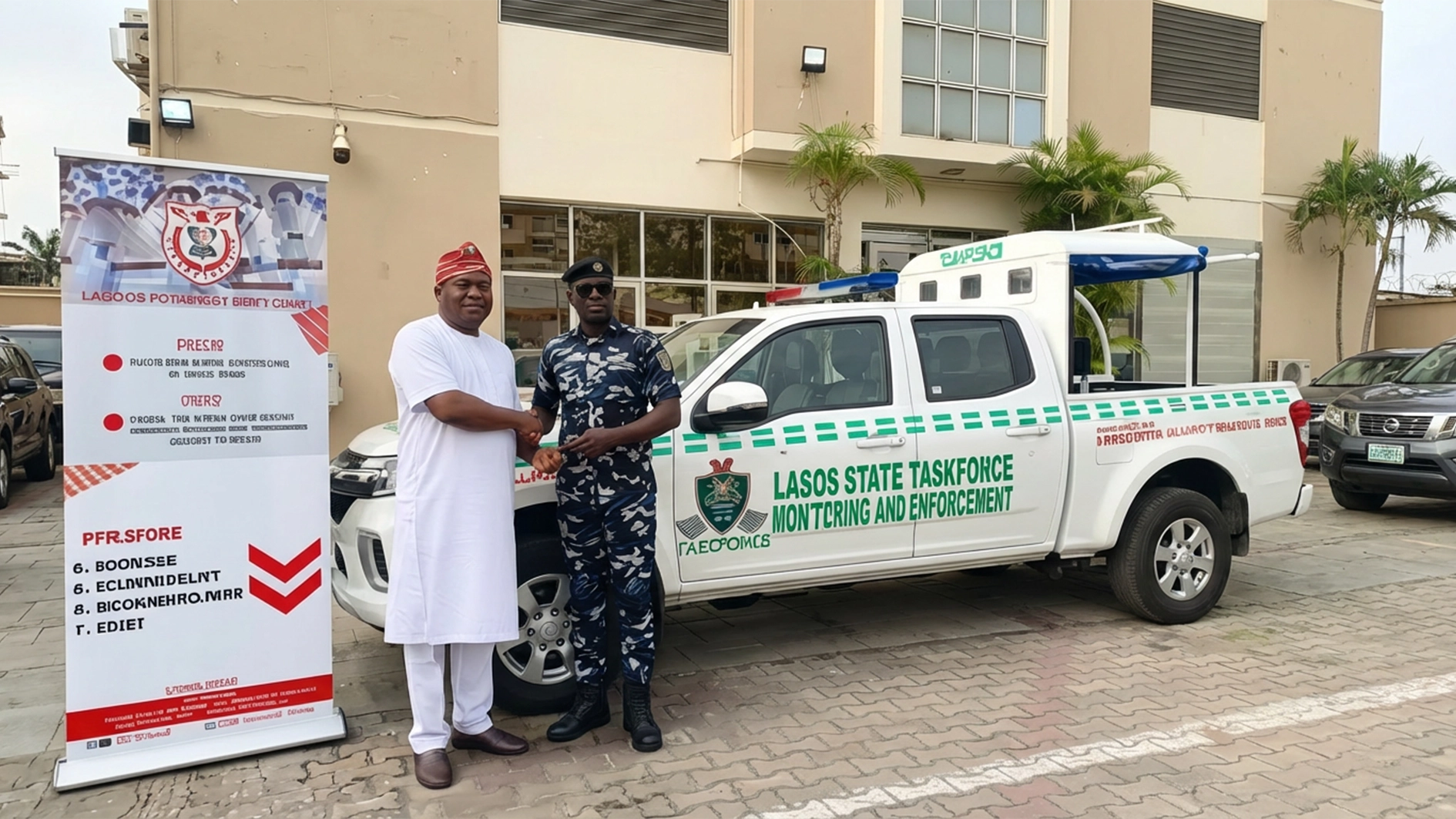 LSSTF hands over vehicles to Ports Authority Police