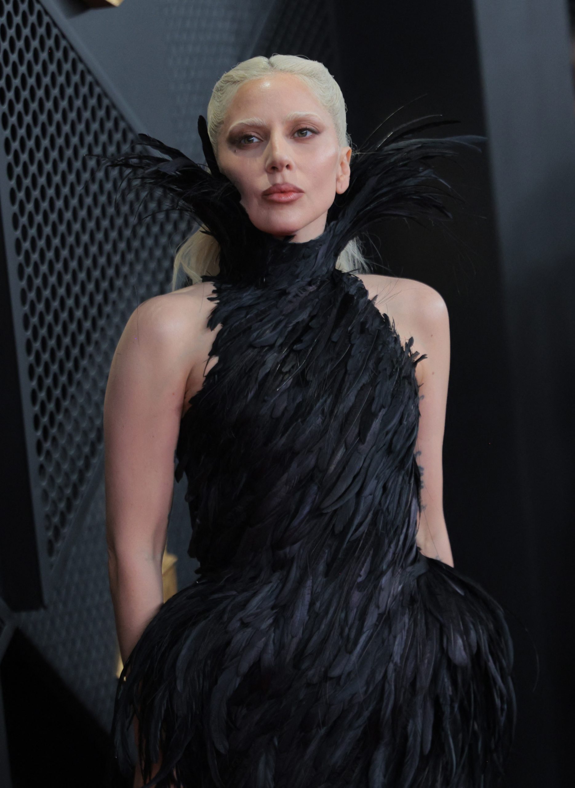 US singer-Songwriter Lady Gaga at the 68th Annual Grammy Awards (Photo by Etienne LAURENT / AFP) / -- --