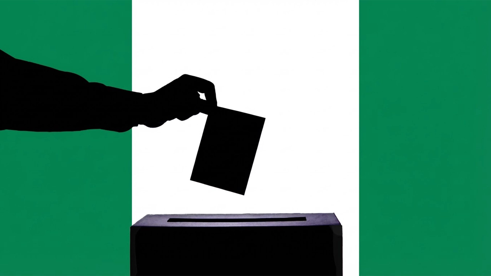 National flag, elections, ballot box