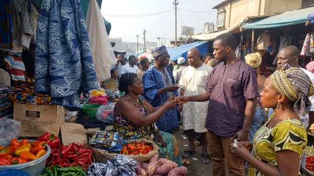 Nigerians in the market