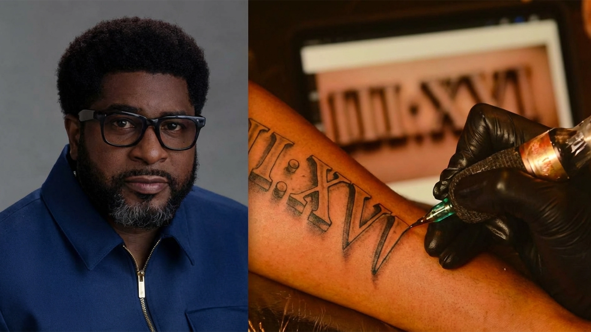 Pastor Kingsley Okafor and the tattoo he got on his arm