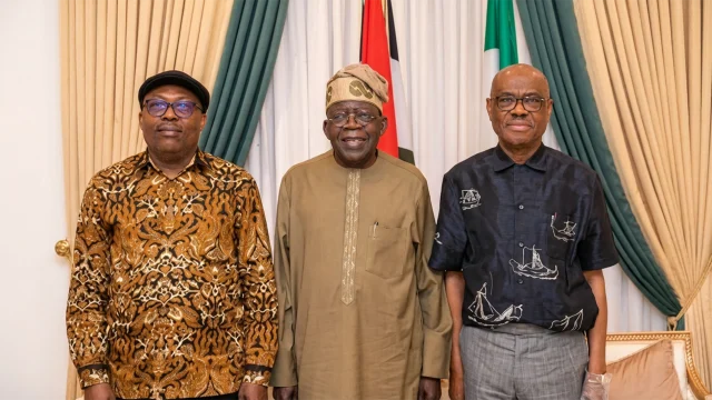 President Bola Tinubu has brokered peace between Sim Fubara and Nyesom Wike