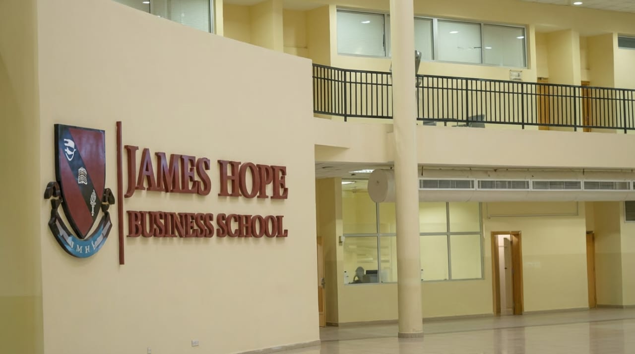 Prof Oluyele Akinkugbe the new President and Vice-Chancellor of James Hope University, Lagos.