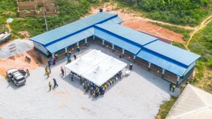 Segilola – Aerial view of Inaugurated Imogbara primary School
