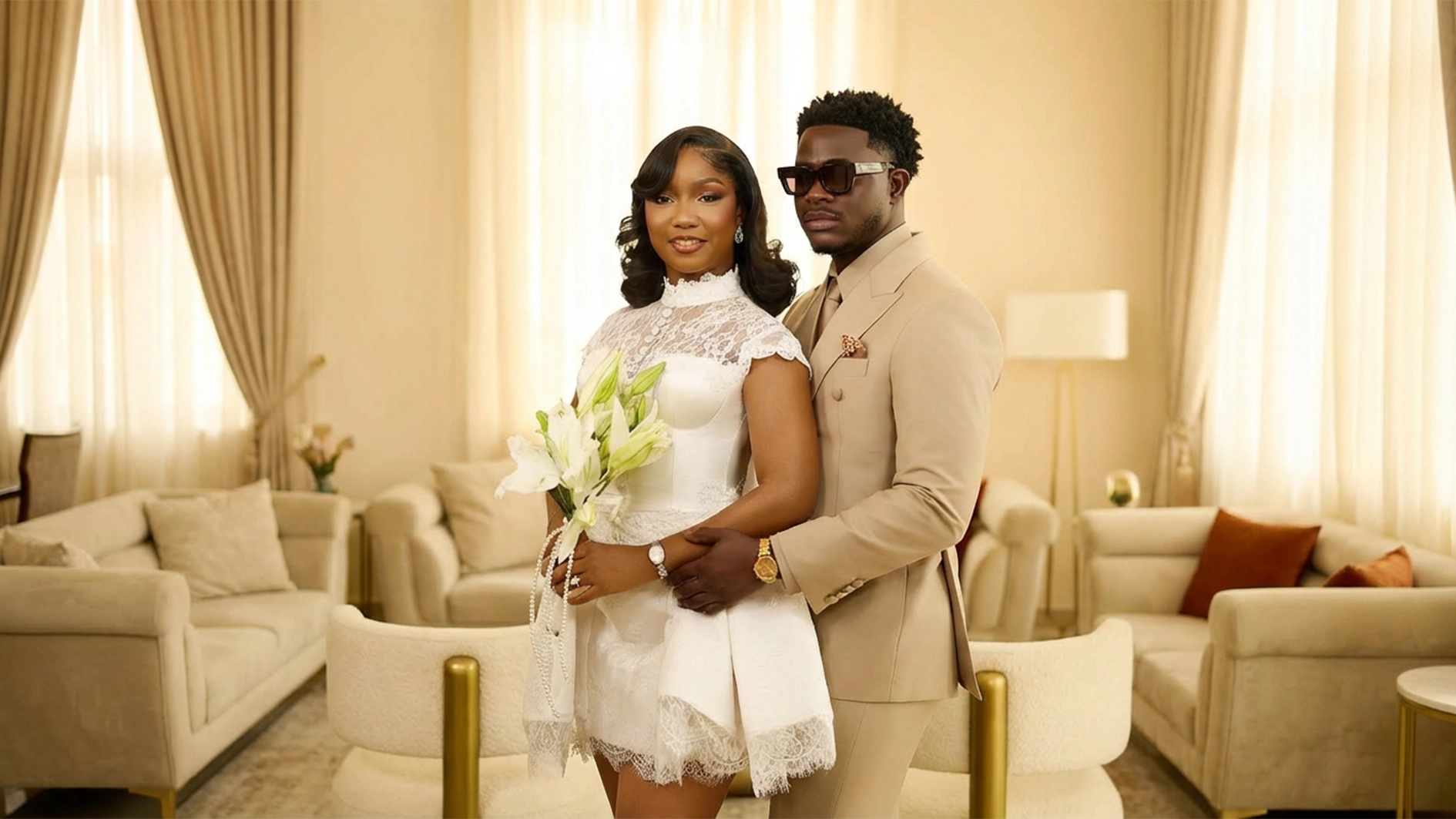 Simi Sanya, Femi Dapson, Nouvelle Films, Lagos court wedding, civil wedding, influencer wedding, Nigeria wedding, L