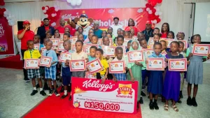 Some of the recipients at the Kellogg’s Nigeria Scholarship Award Ceremony