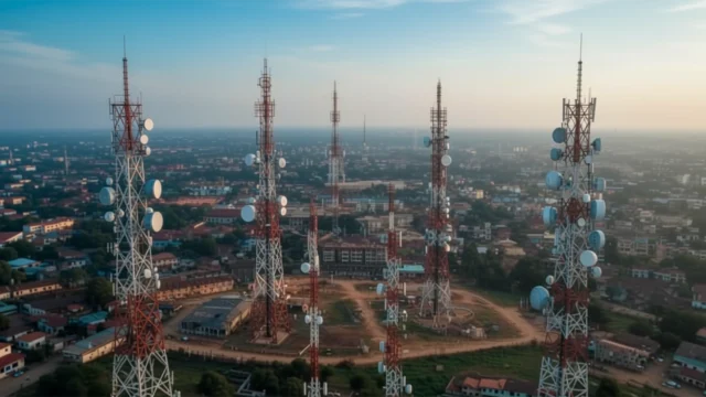Telecoms mast