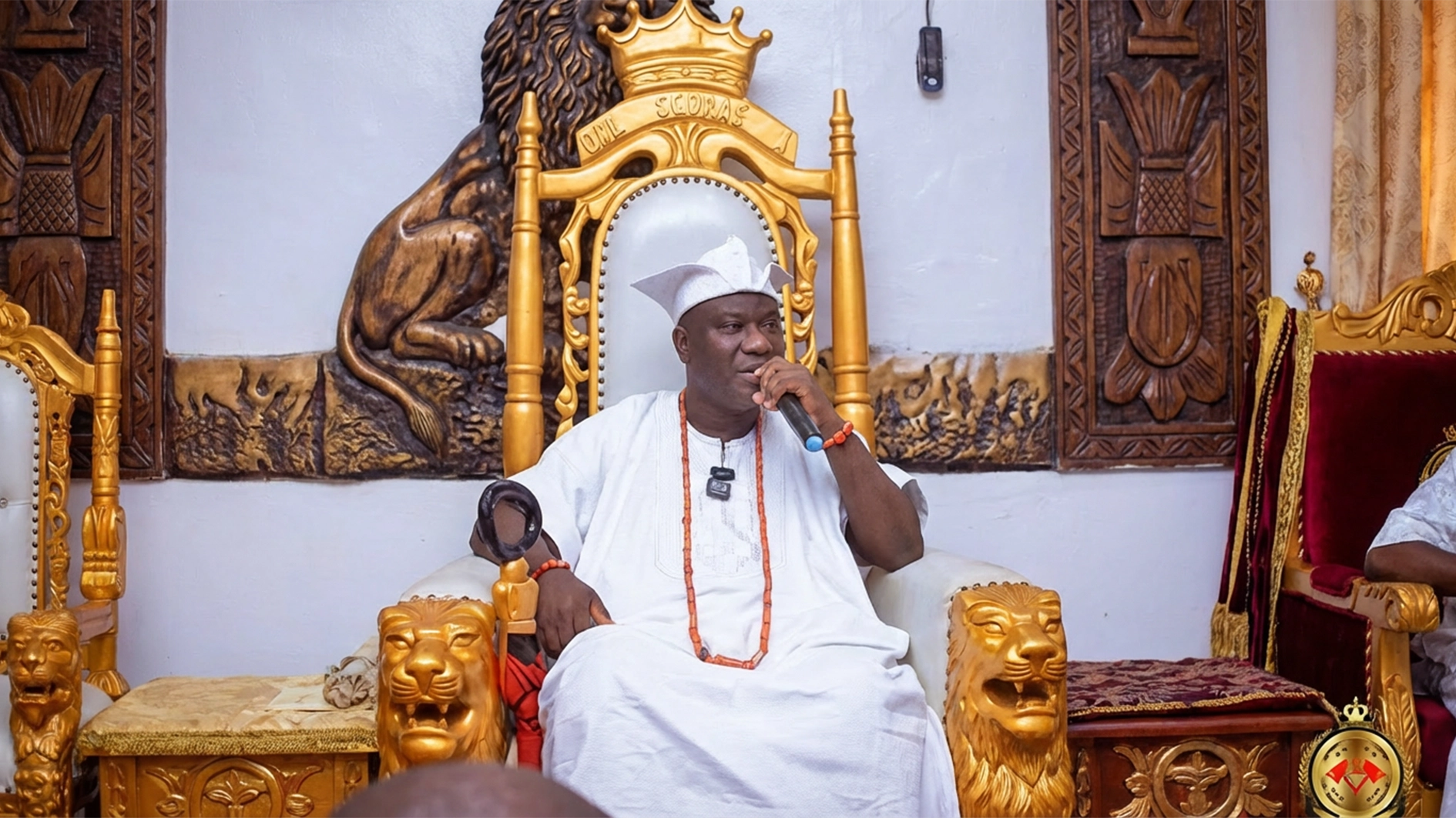 The Alaafin of Oyo, Oba Akeem Owoade,