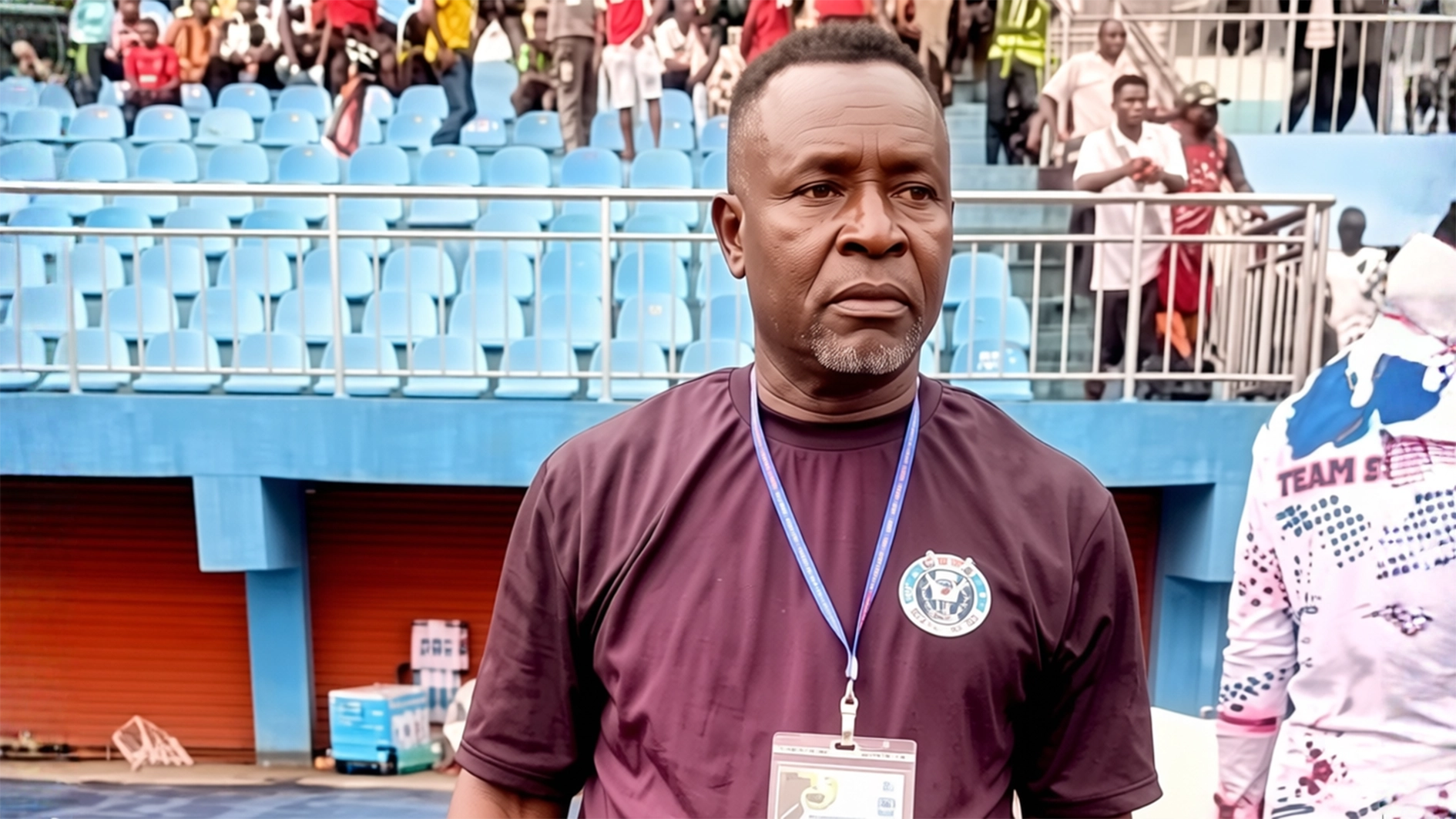 The suspended head coach of Warri Wolves FC, Napoleon Aluma