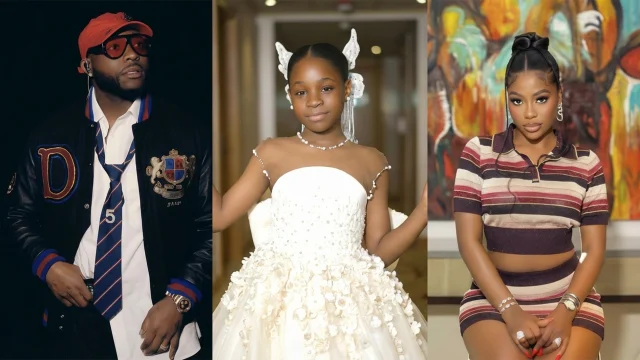 Davido, Imade, and Sophia Momodu