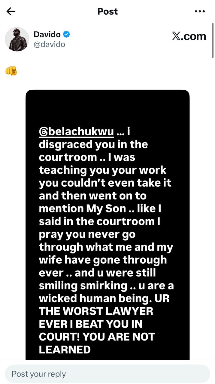 Daavido via instagram story