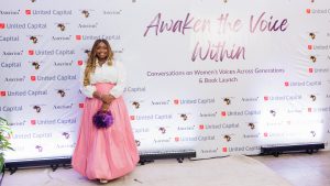 Ada Onanuga at the launch of her book 'Awaken the Voice Within'