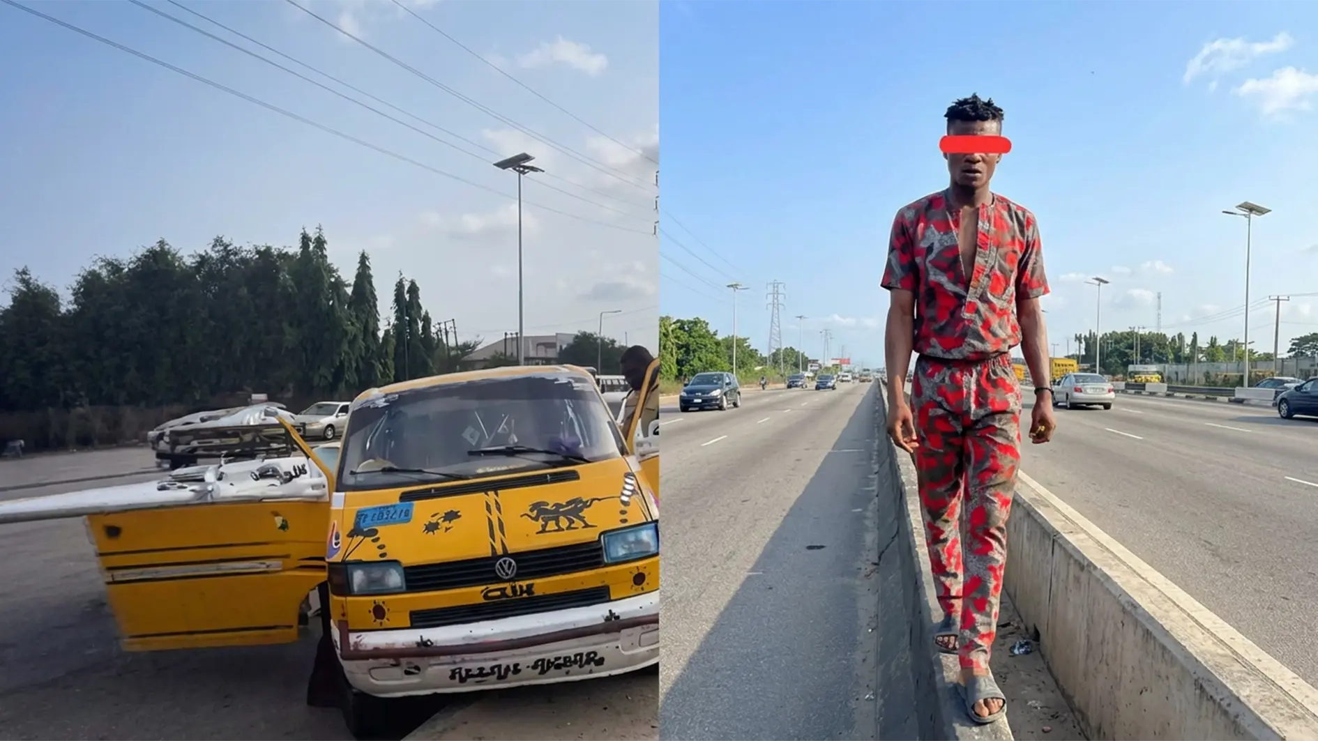 Suspect and the seized vehicle