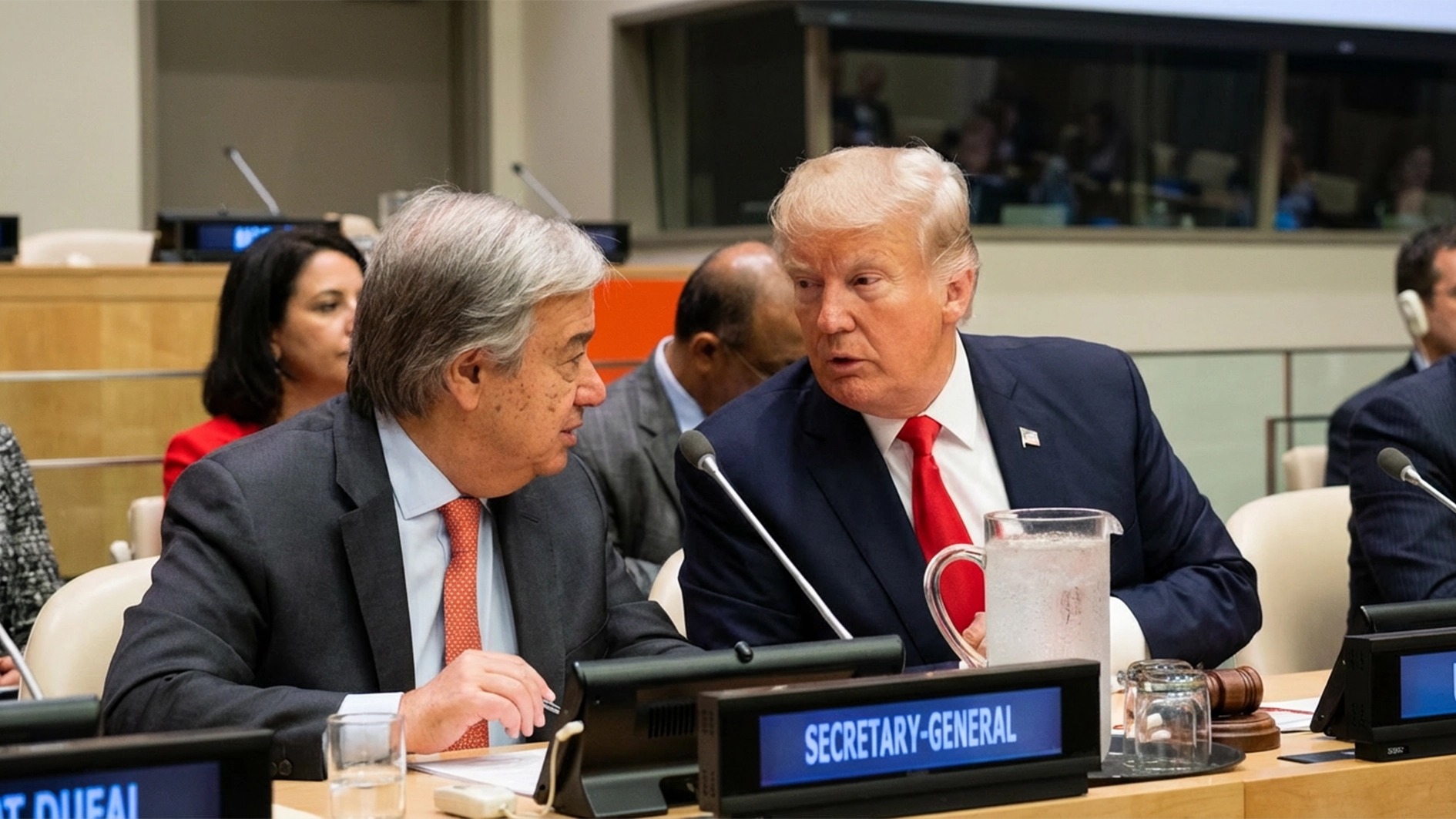 Guterres and Trump