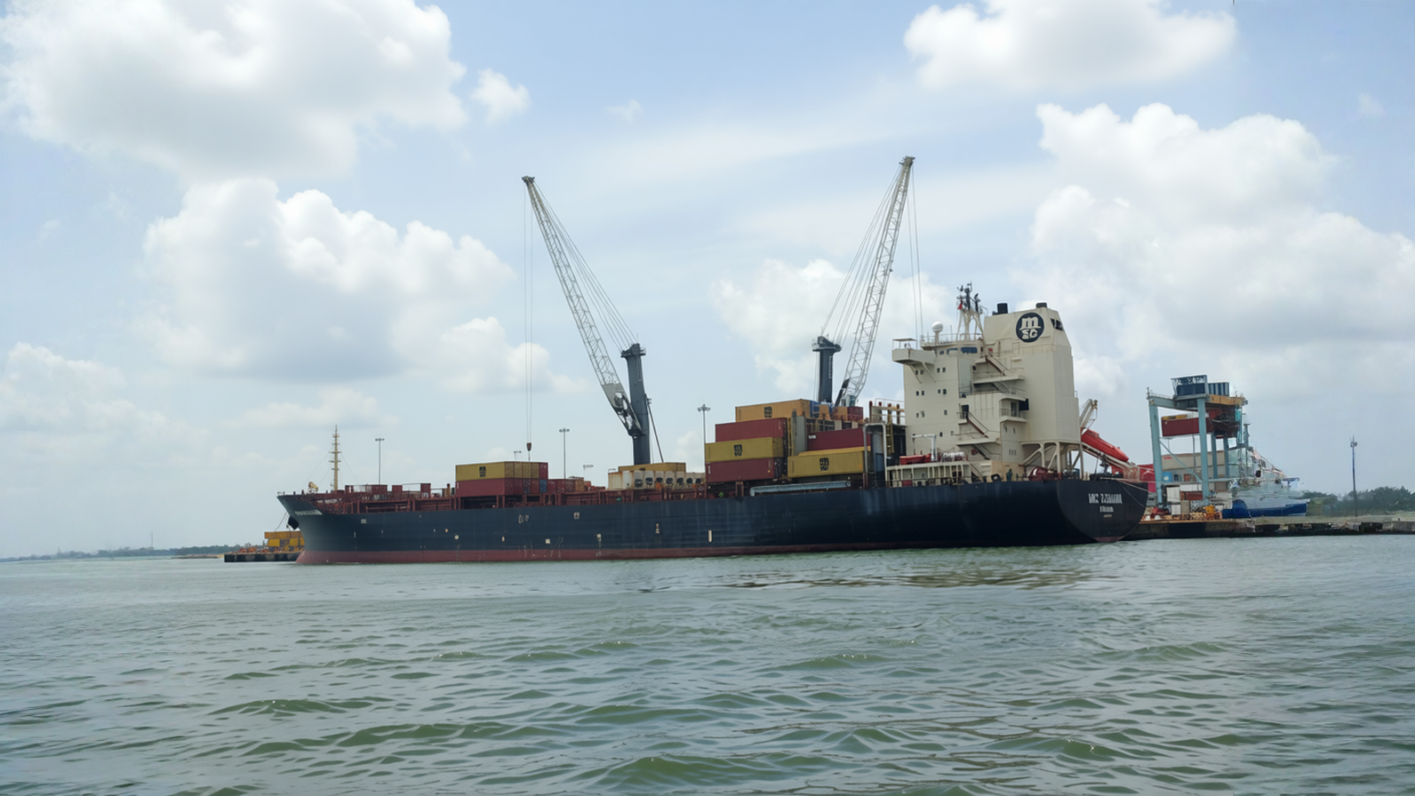 Vessel at Nigeria seaport